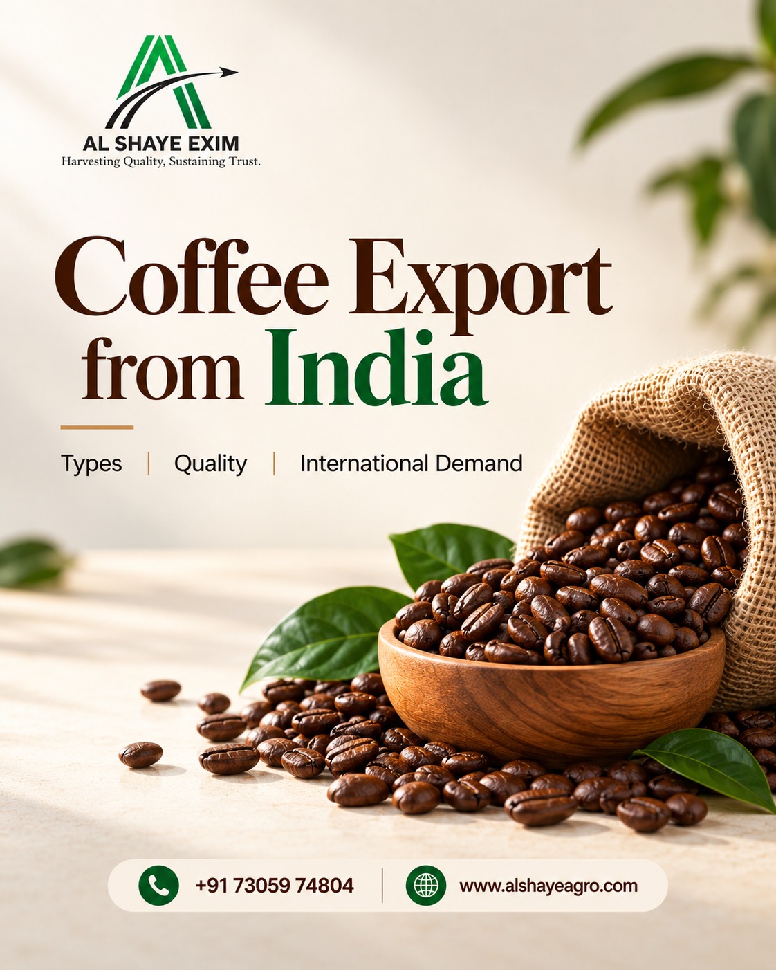 Coffee Export from India: Types, Quality Standards and Global Market Trends