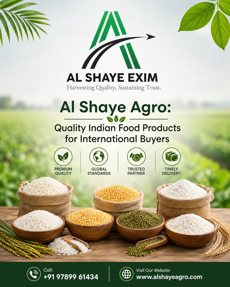 Al Shaye Agro: Quality Indian Food Products for International Buyers