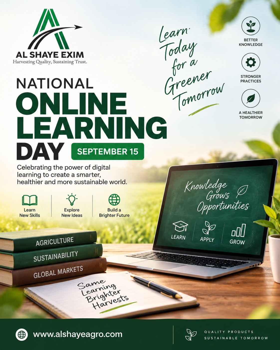 Learn Today. Grow Tomorrow. 