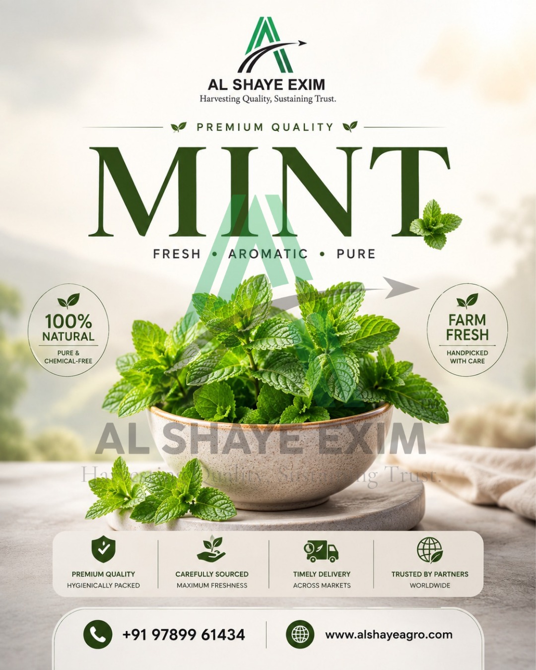 Fresh. Aromatic. Pure.