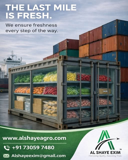 Freshness matters from farm to destination.