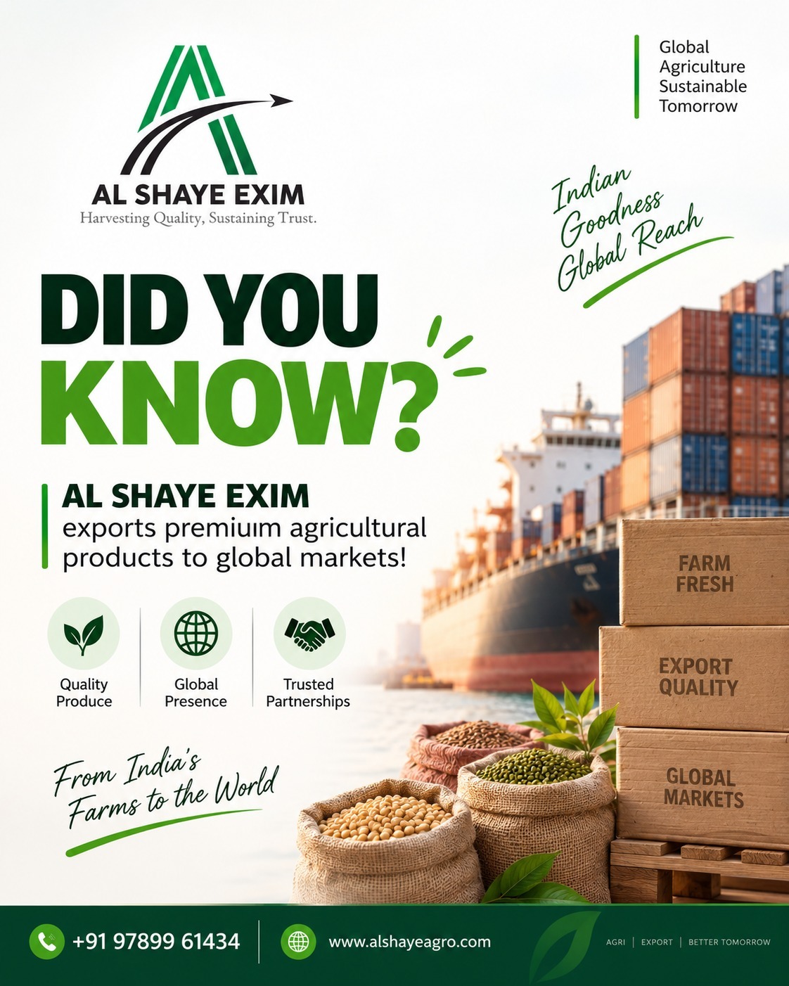 From India’s Farms to the World 🌱🌍