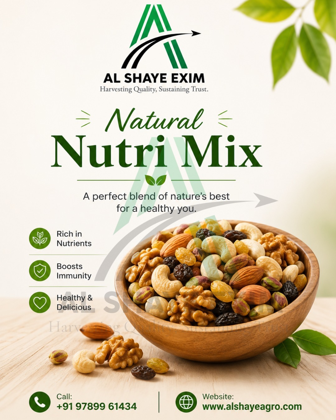 Fuel your day with Natural Nutri Mix by AL SHAYE EXIM.